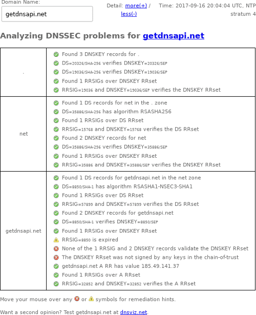 September 16, 2017 getdnsapi.net DNSSEC outage