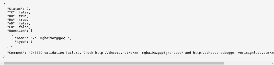 August 19, 2020 .xn--mgbai9azgqp6j TLD DNSSEC outage, dns.google.com