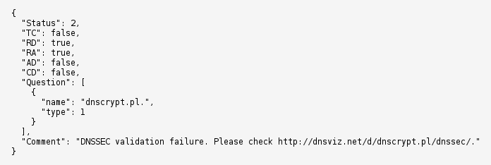 June 12, 2017 dnscrypt.pl DNSSEC outage, dns.google.com